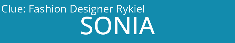 Fashion Designer Rykiel