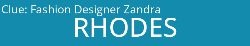 Fashion Designer Zandra
