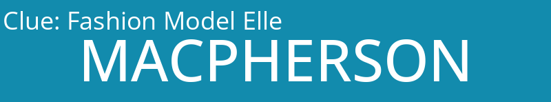 Fashion Model Elle