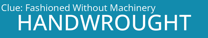 Fashioned Without Machinery