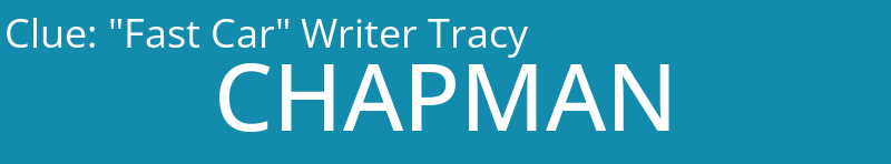 "Fast Car" Writer Tracy