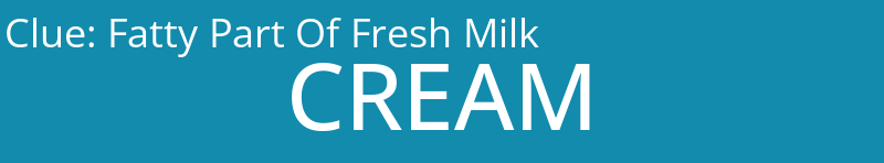 Fatty Part Of Fresh Milk