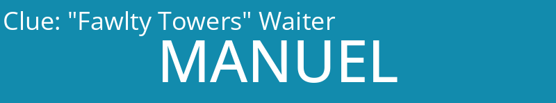 "Fawlty Towers" Waiter