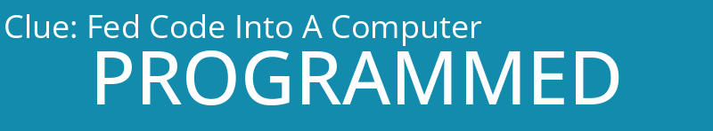 Fed Code Into A Computer