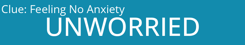 Feeling No Anxiety