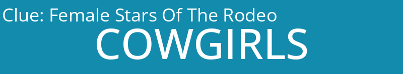 Female Stars Of The Rodeo