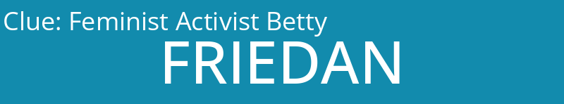 Feminist Activist Betty