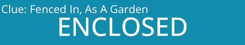 Fenced In, As A Garden