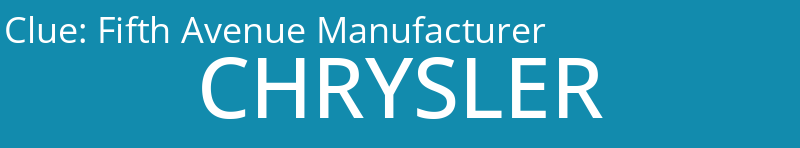 Fifth Avenue Manufacturer