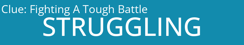 Fighting A Tough Battle