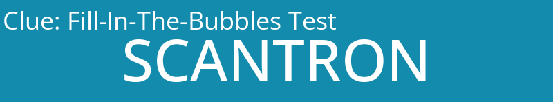 Fill-In-The-Bubbles Test
