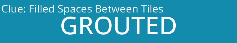 Filled Spaces Between Tiles