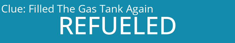 Filled The Gas Tank Again