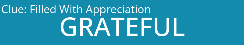 Filled With Appreciation
