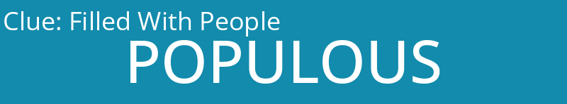 Filled With People