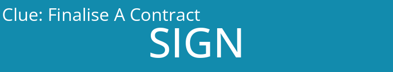 Finalise A Contract