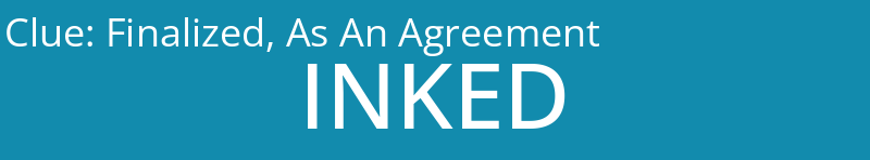 Finalized, As An Agreement