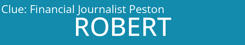 Financial Journalist Peston