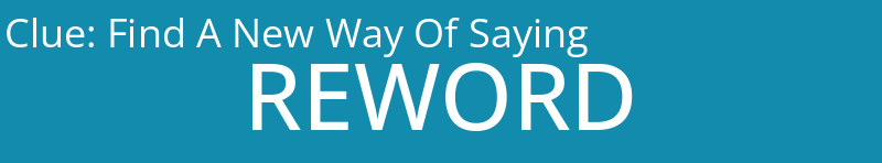 Find A New Way Of Saying