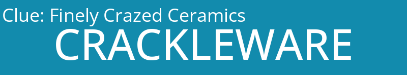 Finely Crazed Ceramics