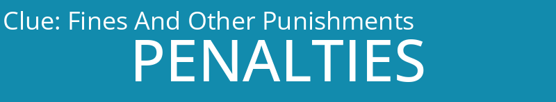 Fines And Other Punishments