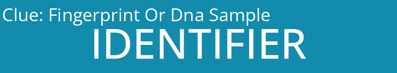 Fingerprint Or Dna Sample