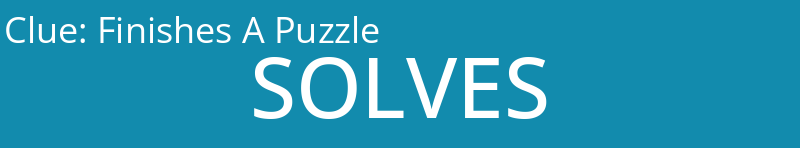 Finishes A Puzzle