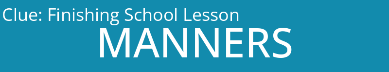 Finishing School Lesson