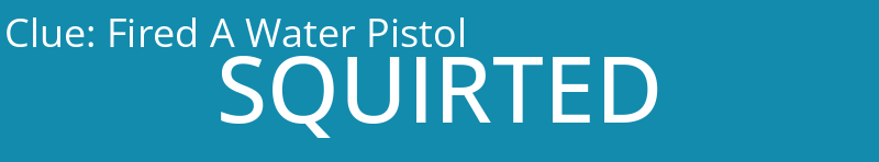 Fired A Water Pistol