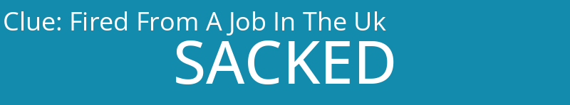Fired From A Job In The Uk