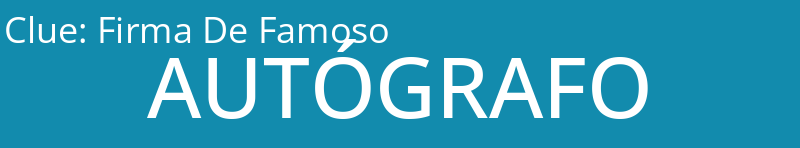 Firma De Famoso