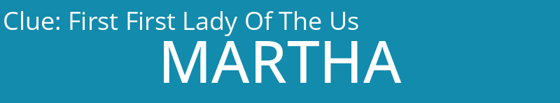 First First Lady Of The Us