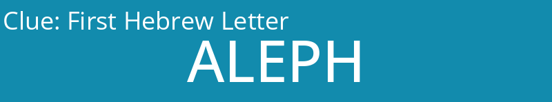 First Hebrew Letter