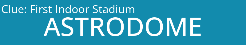 First Indoor Stadium