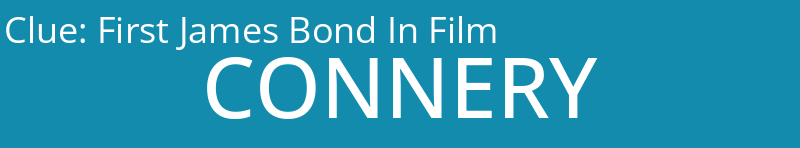 First James Bond In Film