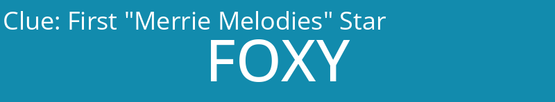 First "Merrie Melodies" Star