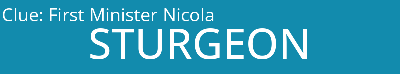 First Minister Nicola