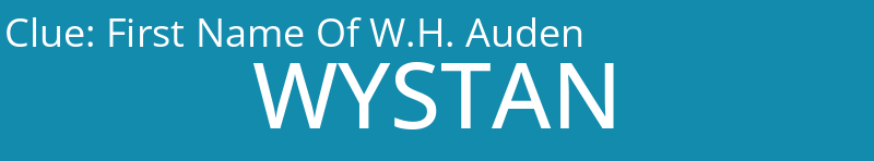 First Name Of W.H. Auden