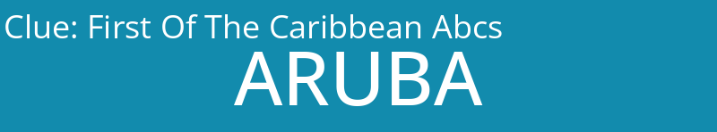 First Of The Caribbean Abcs