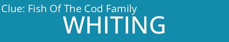 Fish Of The Cod Family