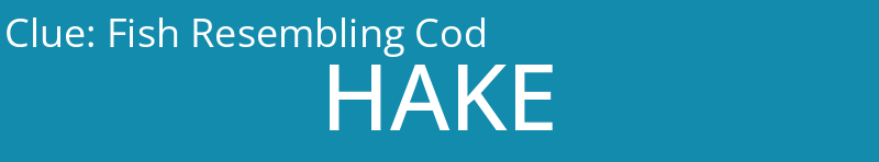 Fish Resembling Cod