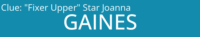 "Fixer Upper" Star Joanna