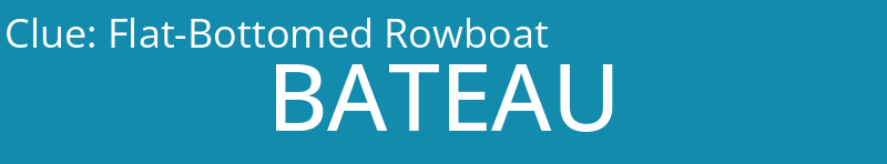 Flat-Bottomed Rowboat