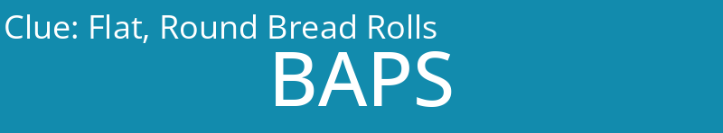 Flat, Round Bread Rolls