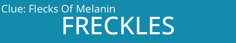 Flecks Of Melanin