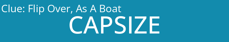Flip Over, As A Boat
