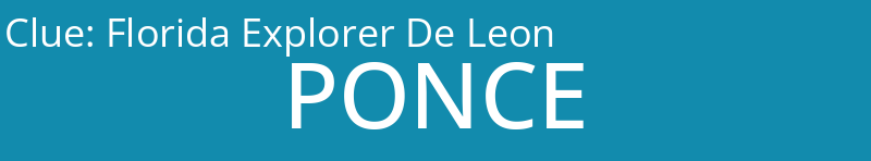 Florida Explorer De Leon