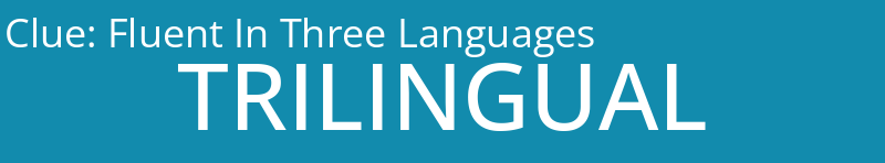 Fluent In Three Languages