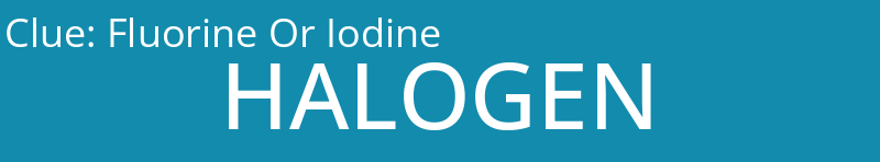 Fluorine Or Iodine