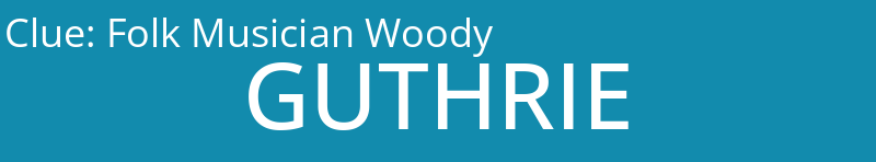 Folk Musician Woody